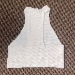 Topshop knit halter tank